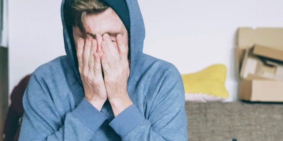 tired man
